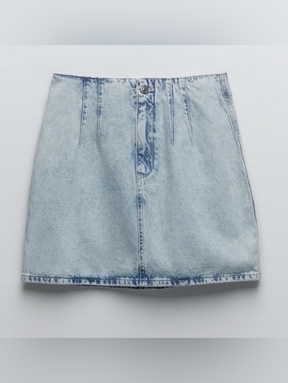 Zara Light Blue Jean Skirt size M